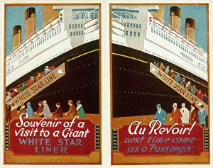 Cruises: Advertisements for White Star Line cruises