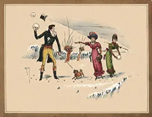 Snowballs: Adults Lob Snowballs