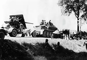 Combination: The advance of German troops during the campaign, 1940