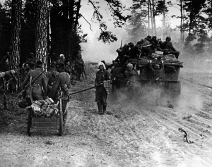 German Soviet: Advance of German troops on the Eastern Front, 1941