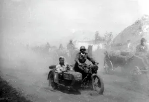Cadvances: The advance of German troops through the steppe