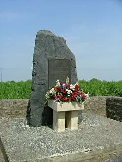 Airstrips: US Advanced Airfield A13 Marker Vaucelles Normandy