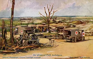Ambulances: Advanced field ambulances, WW1