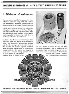 Advantages: Advantages Of The Bristol Sleeve Valve Engine: #1