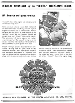 Advantages: Advantages Of The Bristol Sleeve Valve Engine: #3