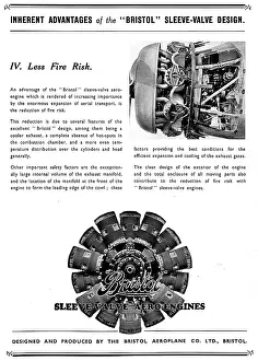 Advantages: Advantages Of The Bristol Sleeve Valve Engine: #4