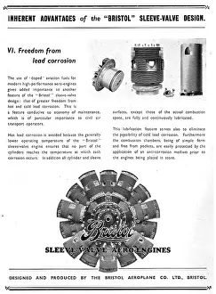 Advantages: Advantages Of The Bristol Sleeve Valve Engine: #6
