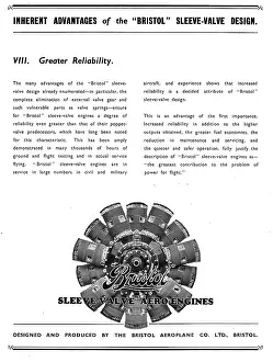 Advantages: Advantages Of The Bristol Sleeve Valve Engine: #8