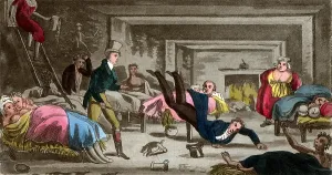 1826: Adventures in a Snoozing Cellar: young blades
