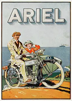 Windswept: Adverisement for Ariel Motorbikes