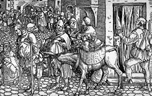 Cripple: adversity, poorness, Middle Ages, beggars, family
