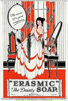 Victorian Style: Advet for Erasmic soap 1918