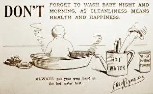 Mortality: Advice for parents, early 1900s