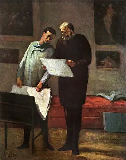 Advising: Advice to a Young Artist by Honore Daumier