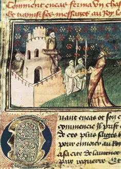 Aeneid: Aeneas built a castle in Italy and sends his wise