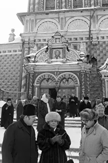Lavra: Aenne Burda visiting Zagorsk, 1987