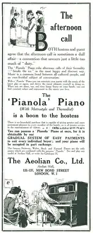 Aeolian: Aeolian Pianola Advertisement