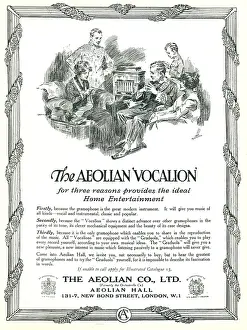 Vocalion: Aeolian Vocalion Advertisement