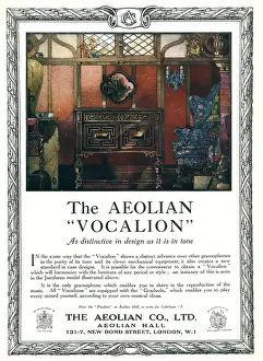 Vocalion: The Aeolian Vocalion Advertisement