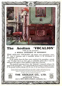 Vocalion: The Aeolian Vocalion Advertisement