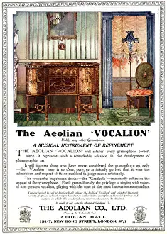 Vocalion: The Aeolian Vocalion Advertisement