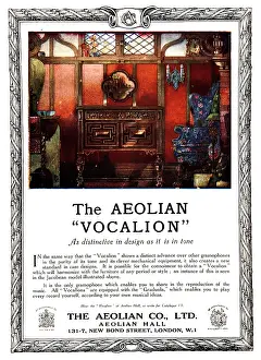 Vocalion: The Aeolian Vocalion Advertisement