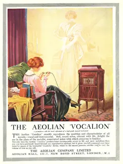 Conveying: Aeolian Vocalion Advertisement