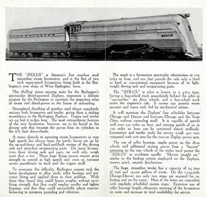 Streamline: The Aeolus built by Burlington's
