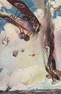 Cuneo: Aerial attack, WWI by Cyrus Cuneo