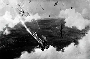 Mnchen: Aerial combat above the western front in the First World War