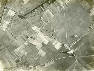 000ft: Aerial view of bombing on the Western Front