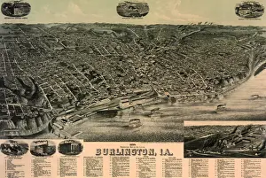 Burlington: Aerial View of Burlington
