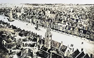Cheapside: Aerial view of Cheapside, London