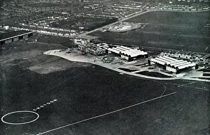 Terry Parker: Aerial view of Croydon Airport, Surrey