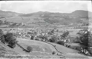 Gwynedd: Aerial View of Dolgellau