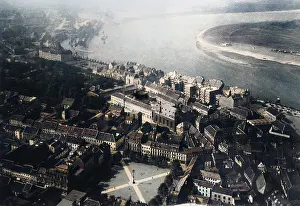 Dusseldorf: Aerial view of Dusseldorf, Germany