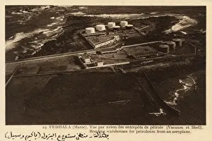 Warehouses: Aerial view of Fedala (Mohammedia), Morocco