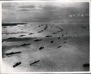 Preceded: Aerial view of fleet review at Spithead