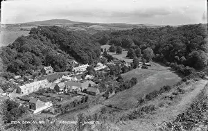 Pembrokeshire: Aerial View of Glyn y Mel, Fishguard