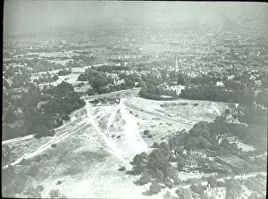 Hampstead: An aerial view of Hampstead Heath