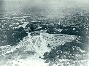Hampstead: Aerial view of Hampstead Heath