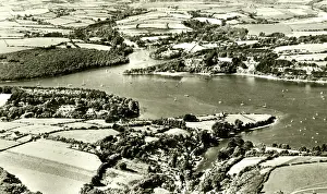 The John Barrett Collection: Aerial view, Helford River, Cornwall