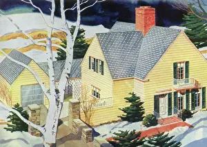 Advantage: Aerial View of House