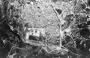 Sinai: Aerial view of Jerusalem, 1917