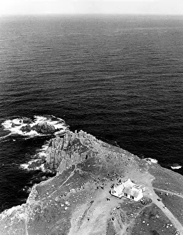 Breathtaking: Aerial view of Land's End, Cornwall