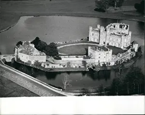 Switched: Aerial view of Leeds Castle, Kent