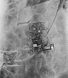 Mari: Aerial view of Mari, Syria