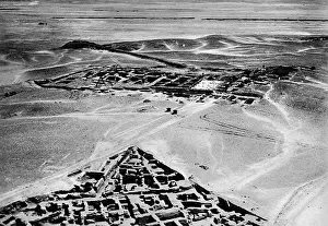 Mari: Aerial view of Mari, Syria
