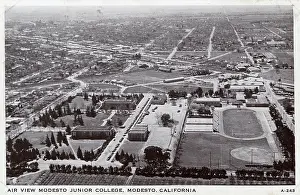 Modesto: Aerial view, Modesto, Stanislaus County, California, USA
