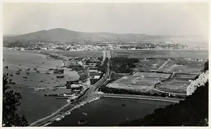 Pitches: Aerial view of North Front, Gibraltar